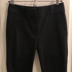 Black ankle length dress pants